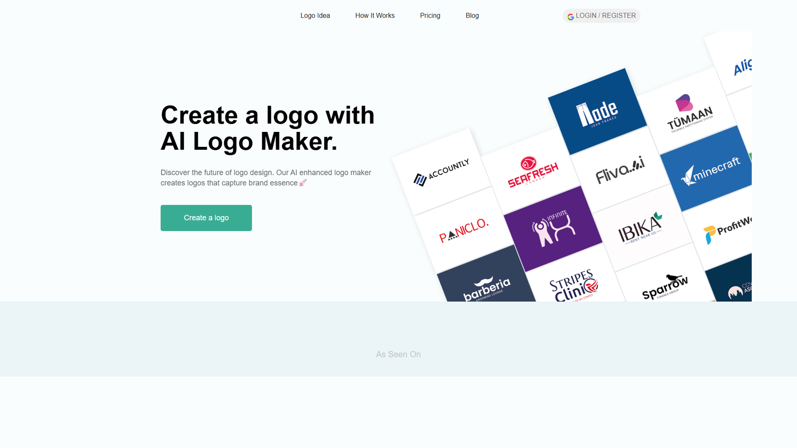 AI Logo Maker — интерфейс нейросети AI Logo Maker — интерфейс нейросети