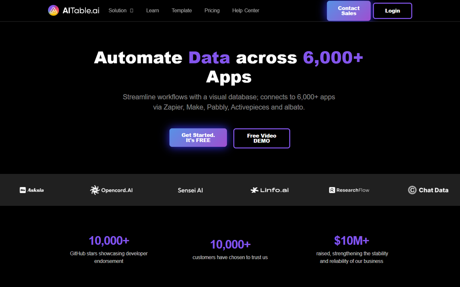 AITable.ai — интерфейс нейросети AITable.ai — интерфейс нейросети