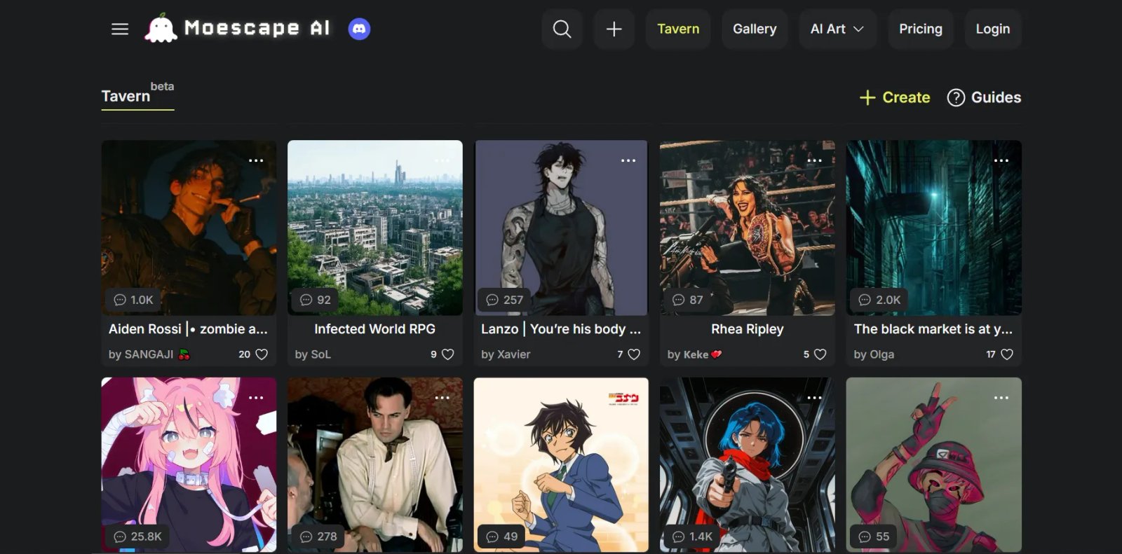 Moescape AI Арты Moescape AI Арты