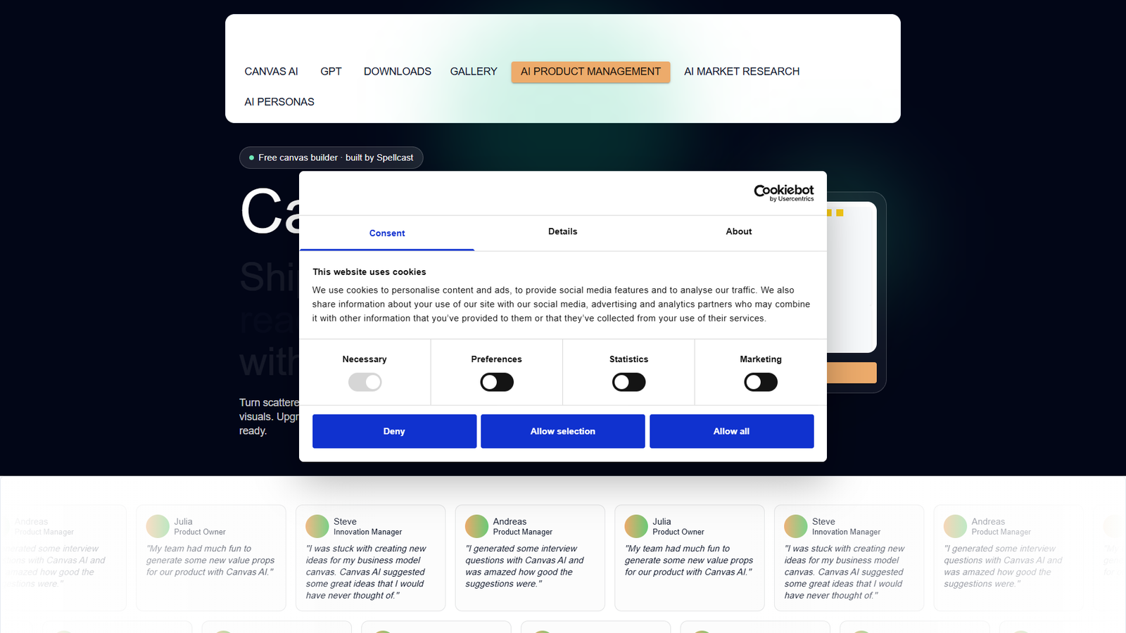Canvas AI — интерфейс нейросети Canvas AI — интерфейс нейросети