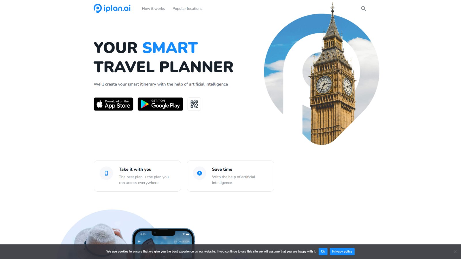 iPlan.ai нейросеть Главная страница