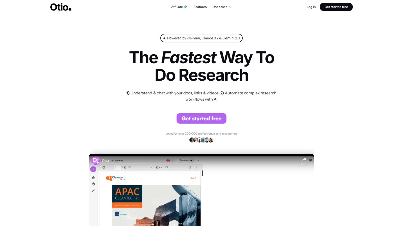 Otio AI нейросеть Главная страница Otio AI нейросеть Главная страница
