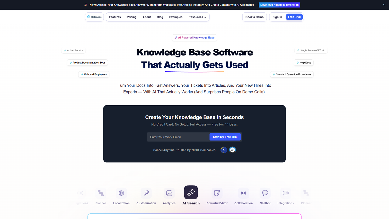 Helpjuice — интерфейс нейросети Helpjuice — интерфейс нейросети