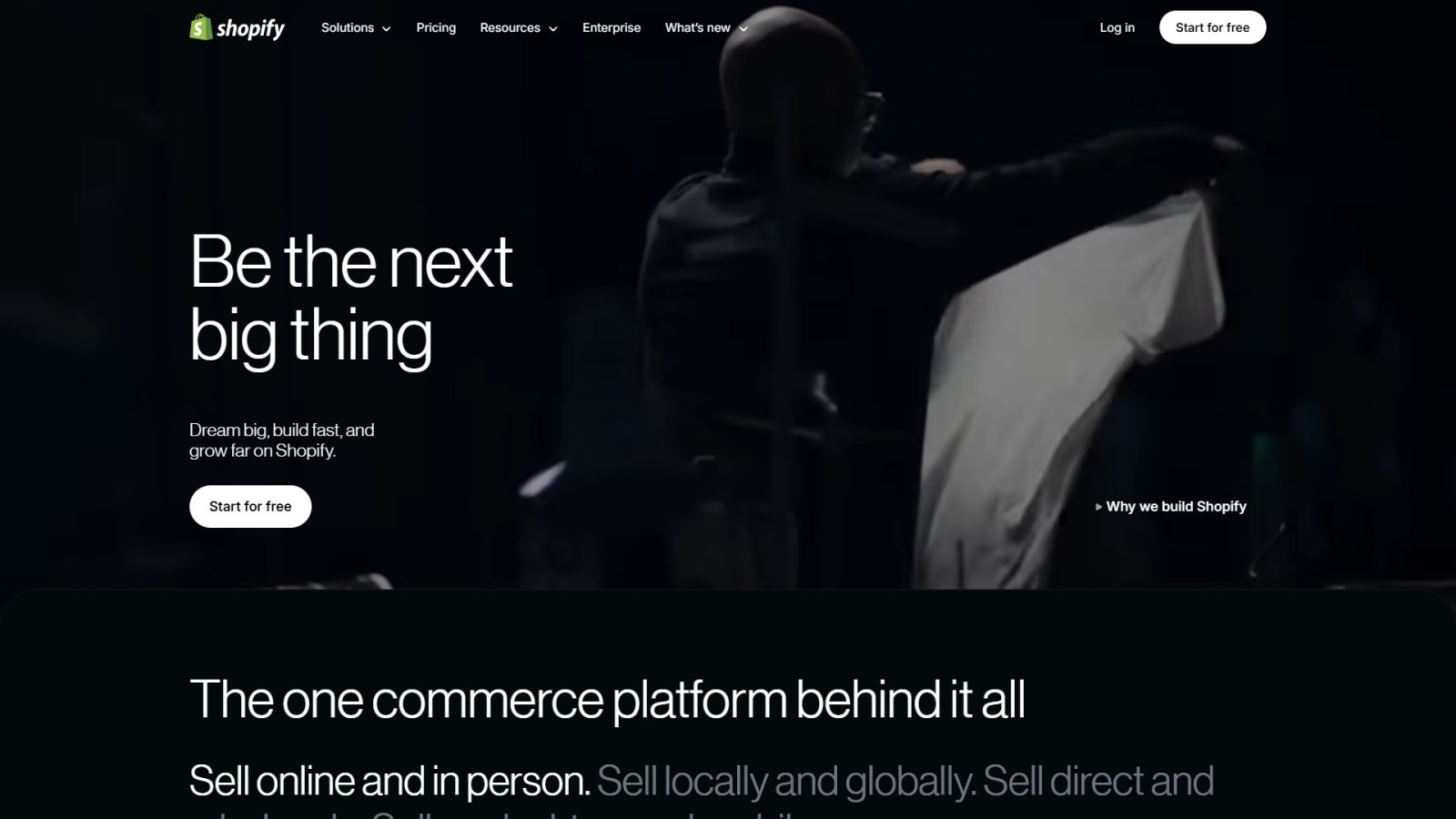 Shopify нейросеть Главная страница