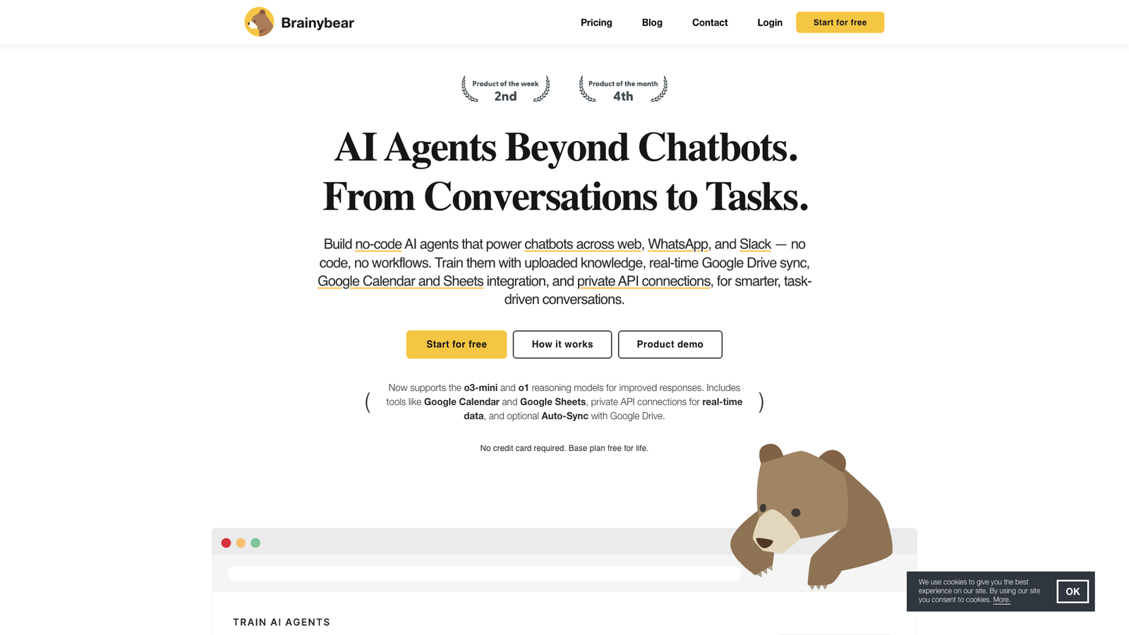 BrainyBear AI — интерфейс нейросети BrainyBear AI — интерфейс нейросети