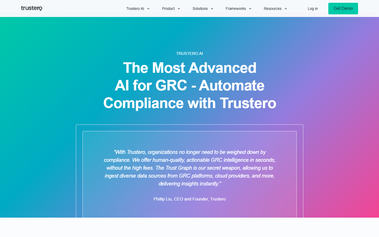 Trustero AI for GRC — интерфейс нейросети Trustero AI for GRC — интерфейс нейросети