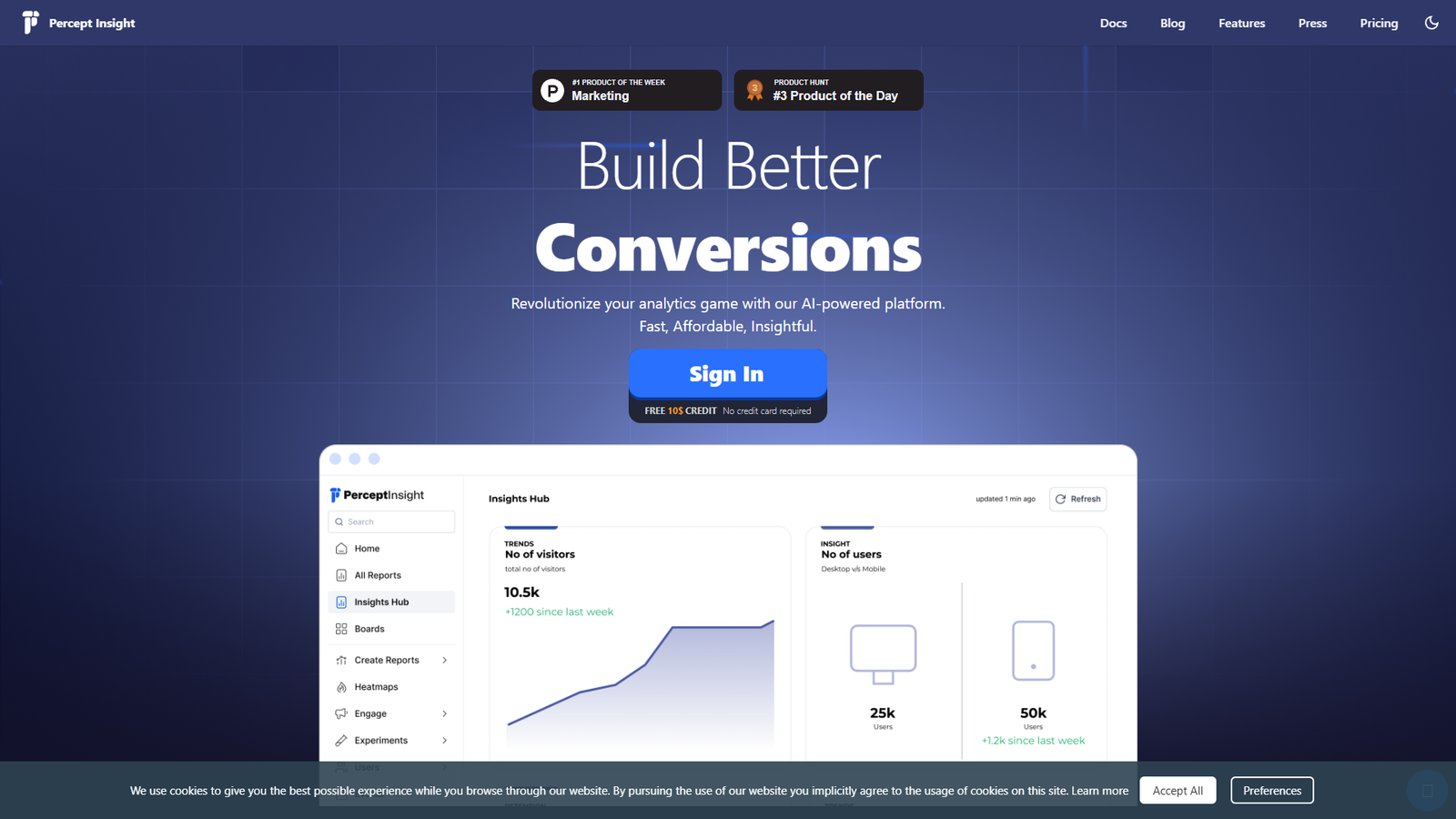 Percept Insight — интерфейс нейросети Percept Insight — интерфейс нейросети