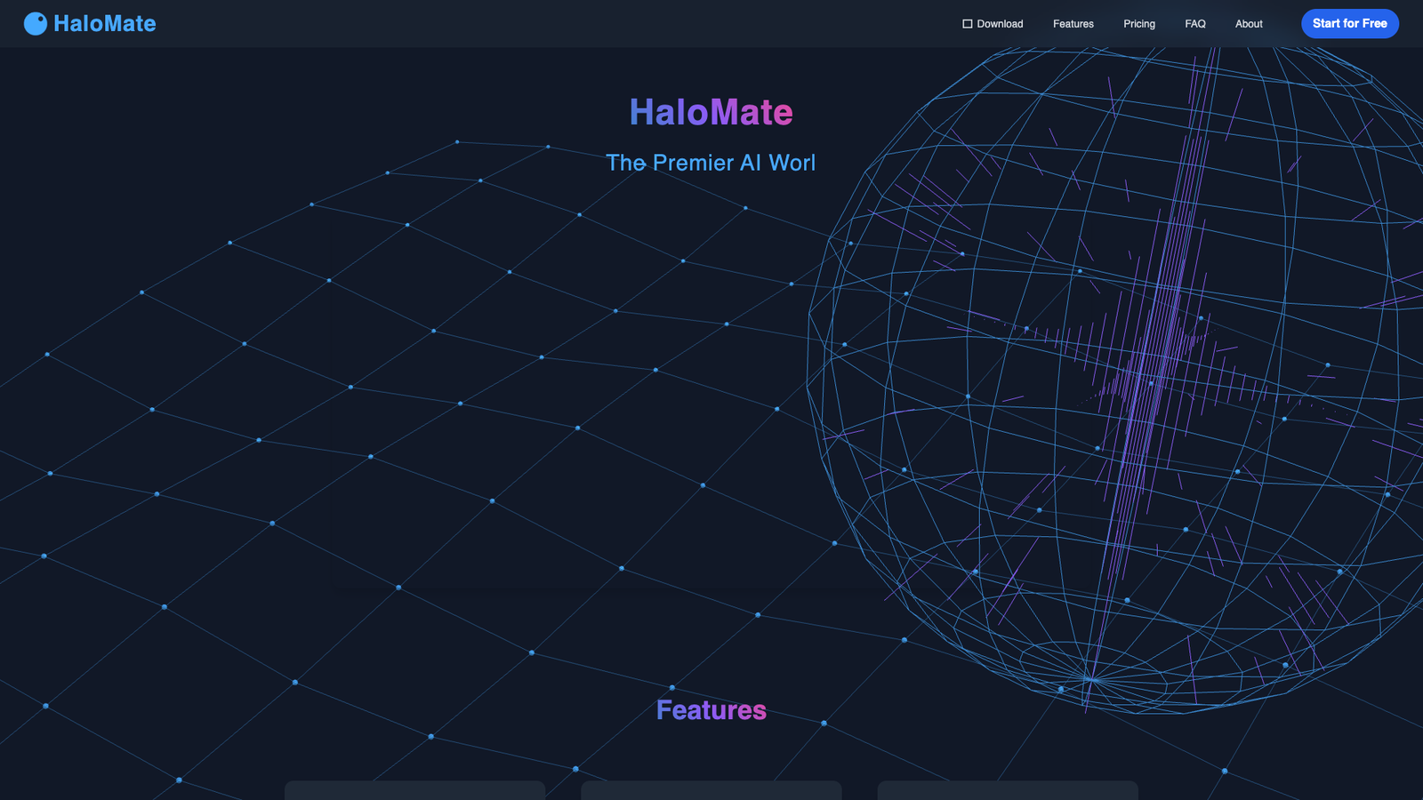 HaloMate — интерфейс нейросети HaloMate — интерфейс нейросети