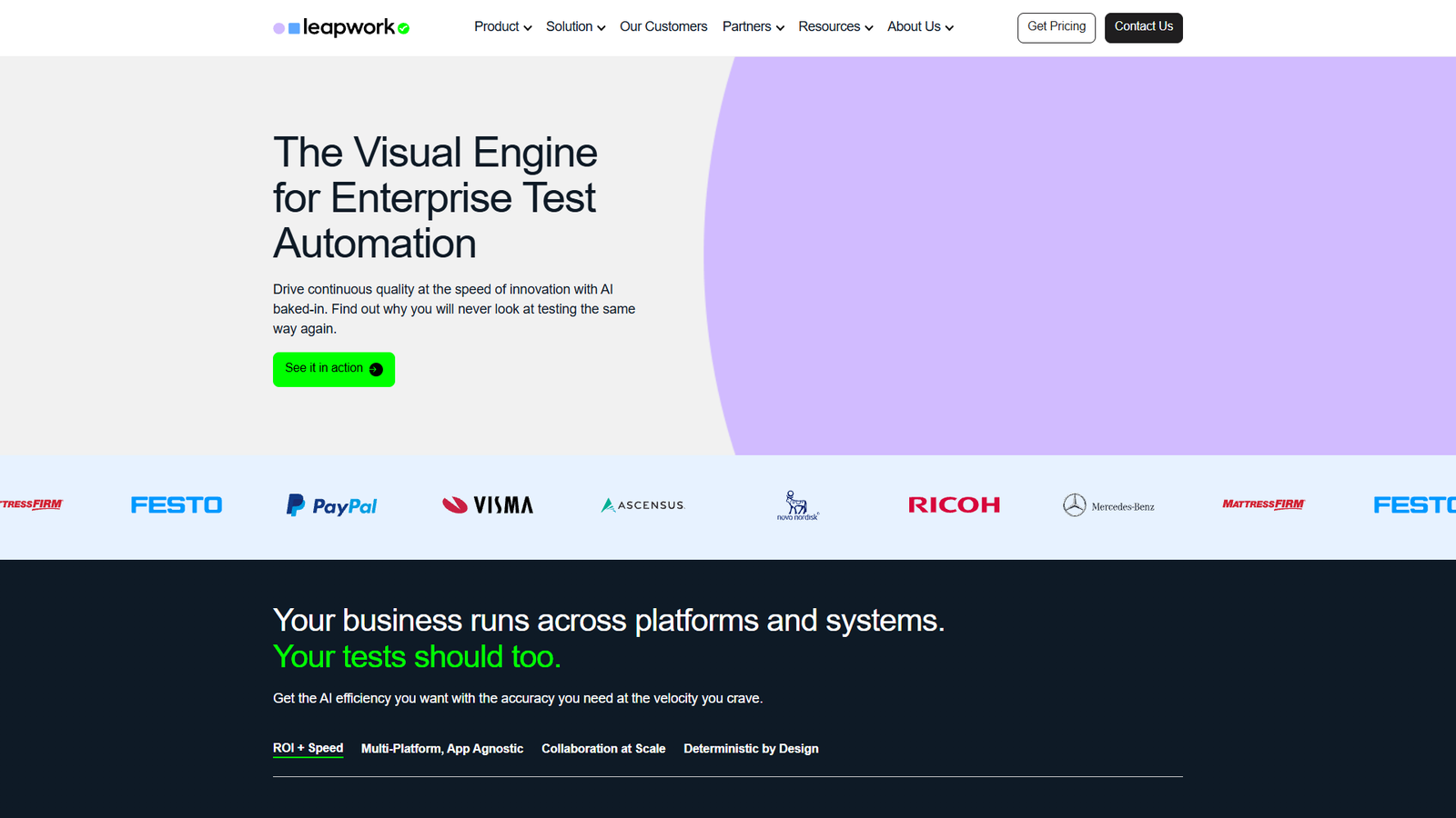 Leapwork — интерфейс нейросети Leapwork — интерфейс нейросети