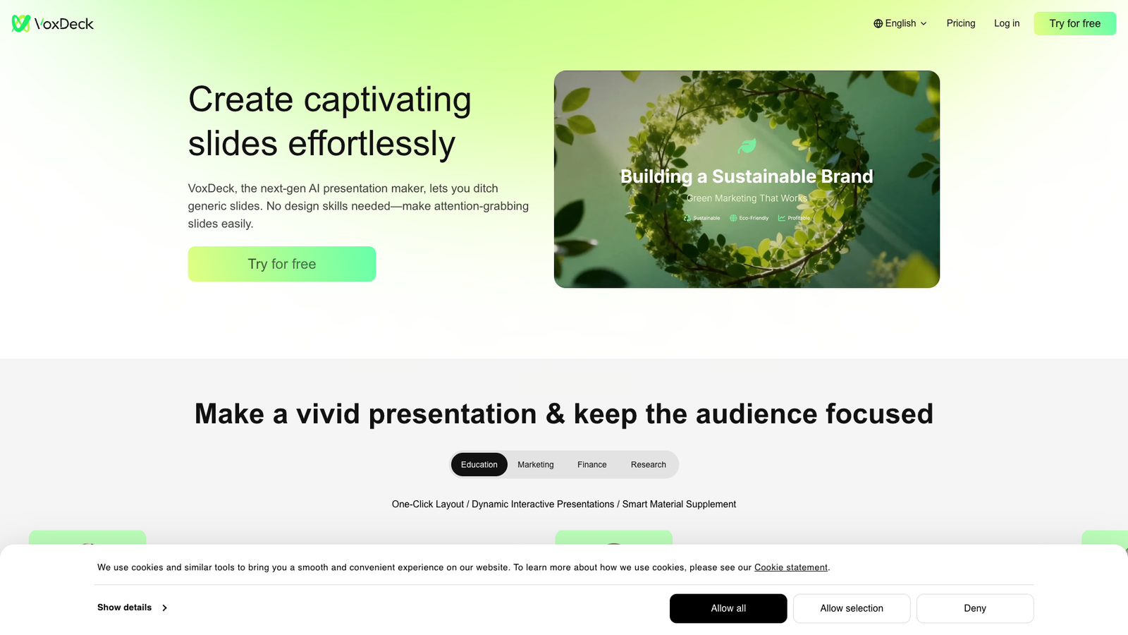 VoxDeck — интерфейс нейросети VoxDeck — интерфейс нейросети