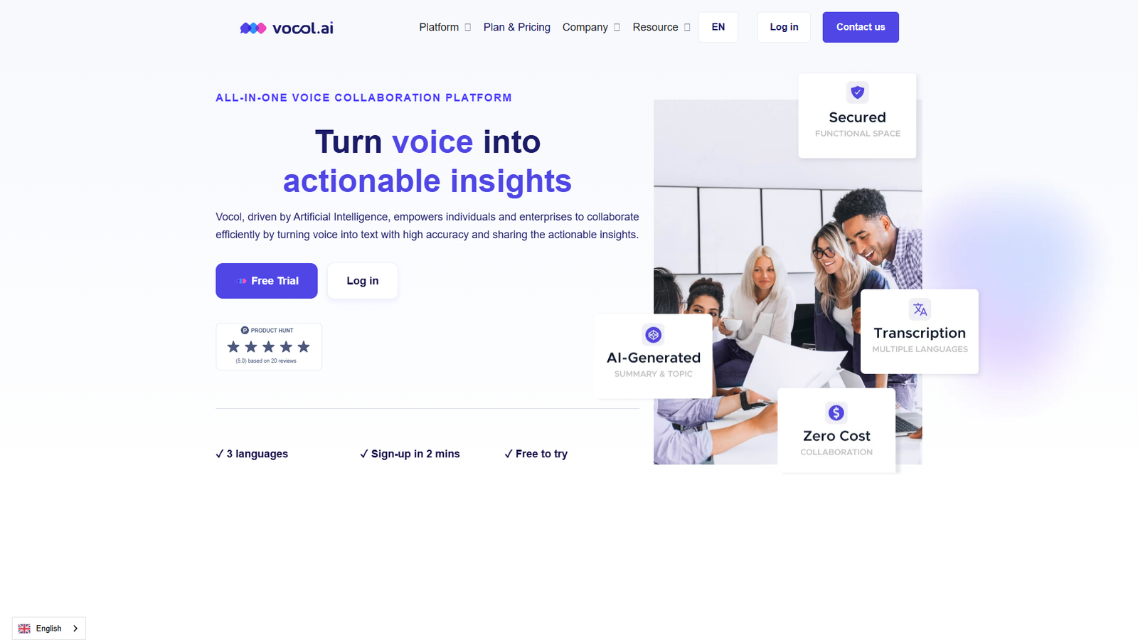 Vocol AI — интерфейс нейросети Vocol AI — интерфейс нейросети