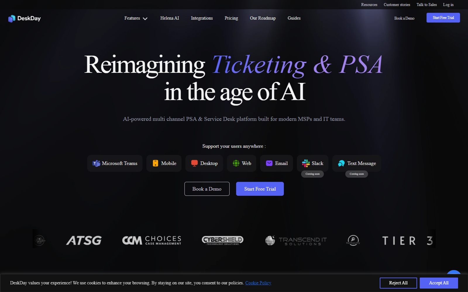 DeskDay — интерфейс нейросети DeskDay — интерфейс нейросети