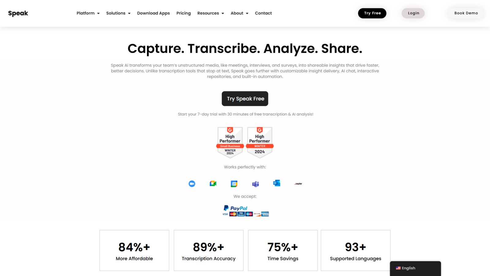 Speak AI нейросеть Главная страница Speak AI нейросеть Главная страница