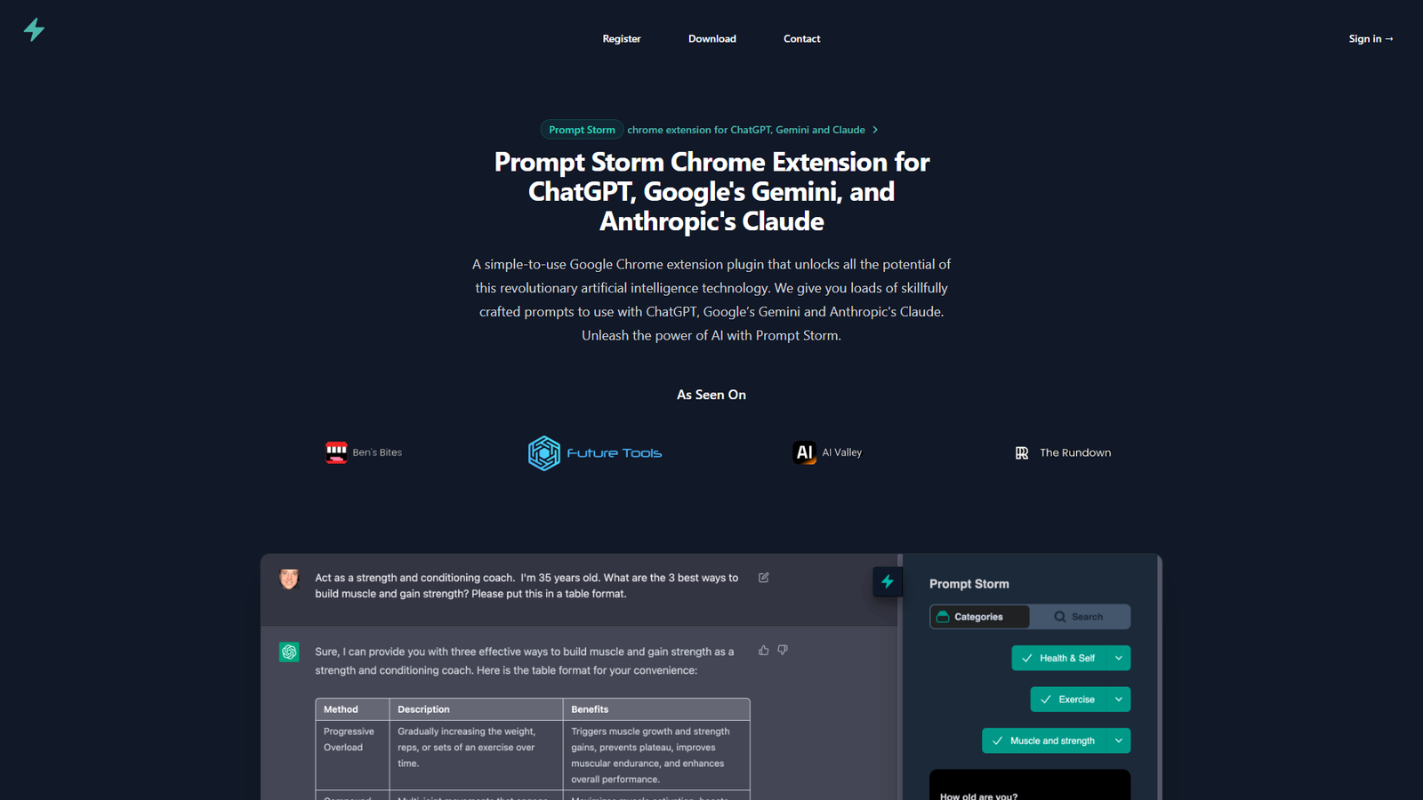 Prompt Storm — интерфейс нейросети Prompt Storm — интерфейс нейросети