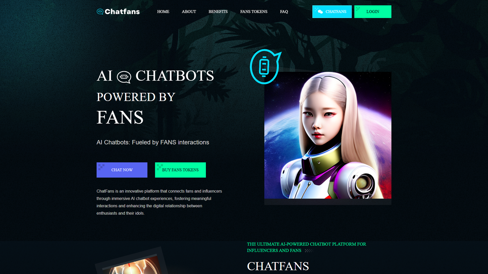 ChatFans — интерфейс нейросети ChatFans — интерфейс нейросети