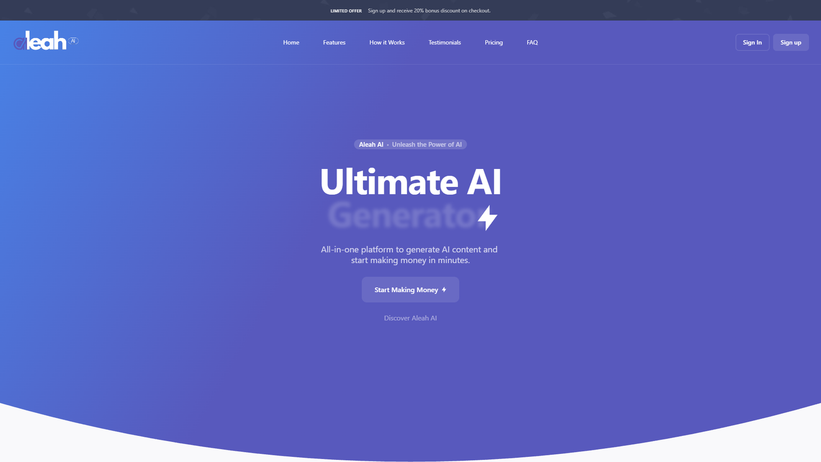 Aleah AI — интерфейс нейросети Aleah AI — интерфейс нейросети