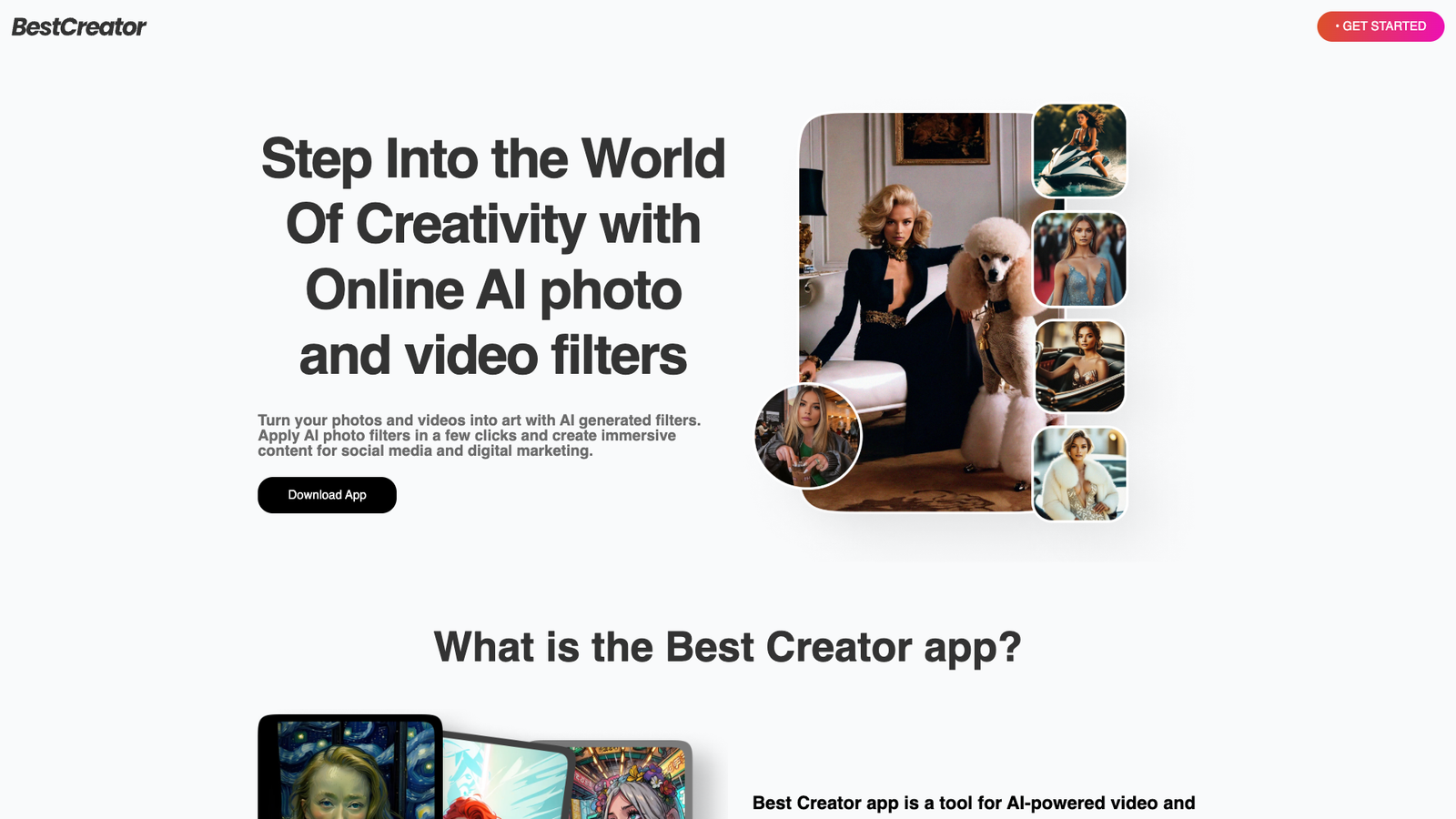 Best Creator — интерфейс нейросети Best Creator — интерфейс нейросети