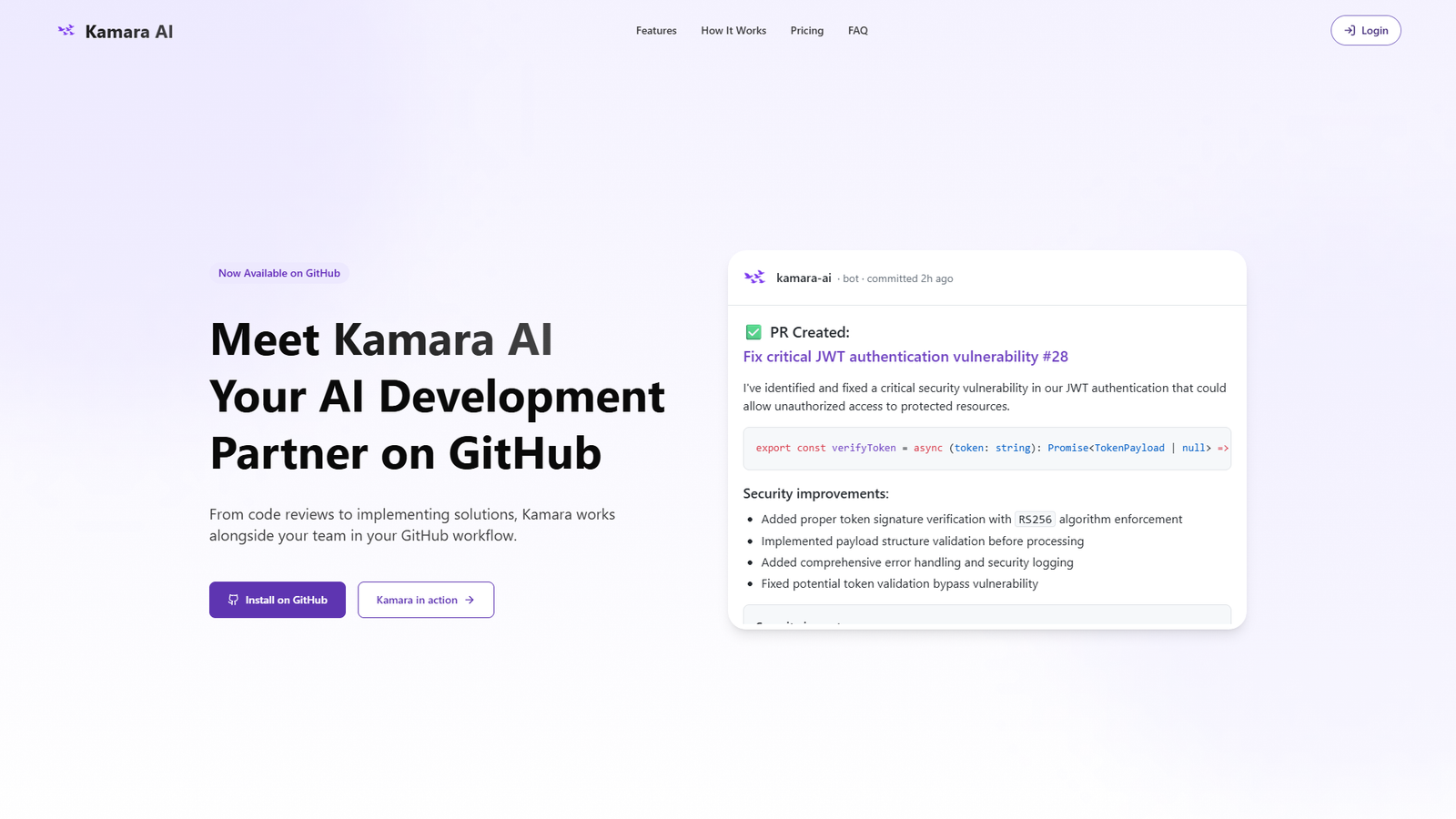 Kamara AI — интерфейс нейросети Kamara AI — интерфейс нейросети