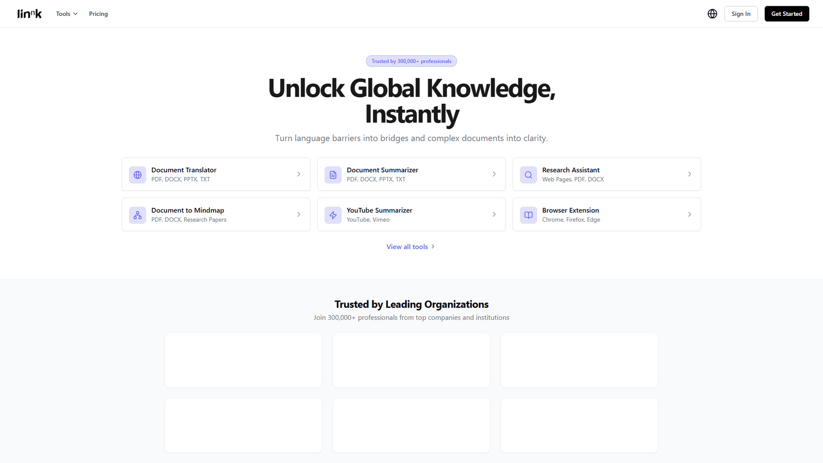 Linnk.ai — интерфейс нейросети Linnk.ai — интерфейс нейросети