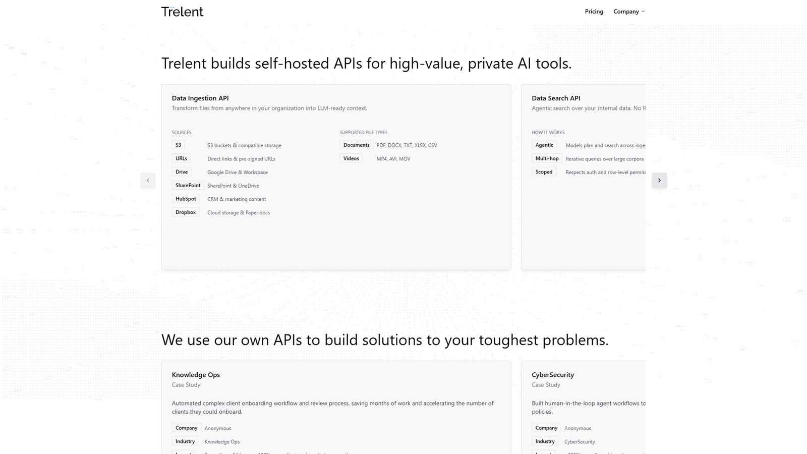 Trelent — интерфейс нейросети Trelent — интерфейс нейросети