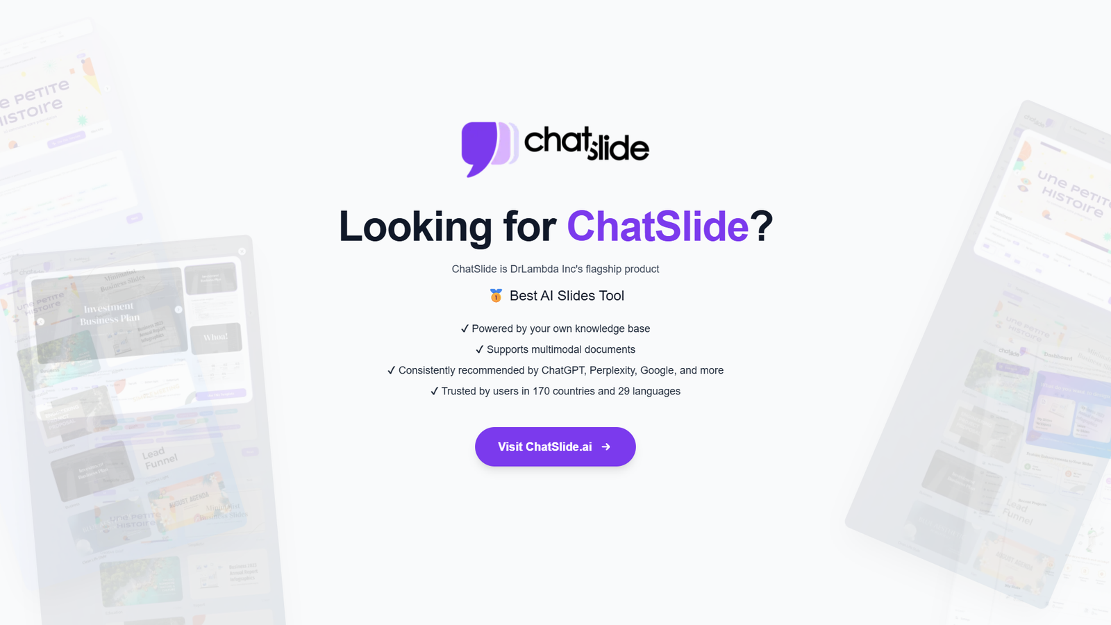 DrLambda (ChatSlide) — интерфейс нейросети DrLambda (ChatSlide) — интерфейс нейросети