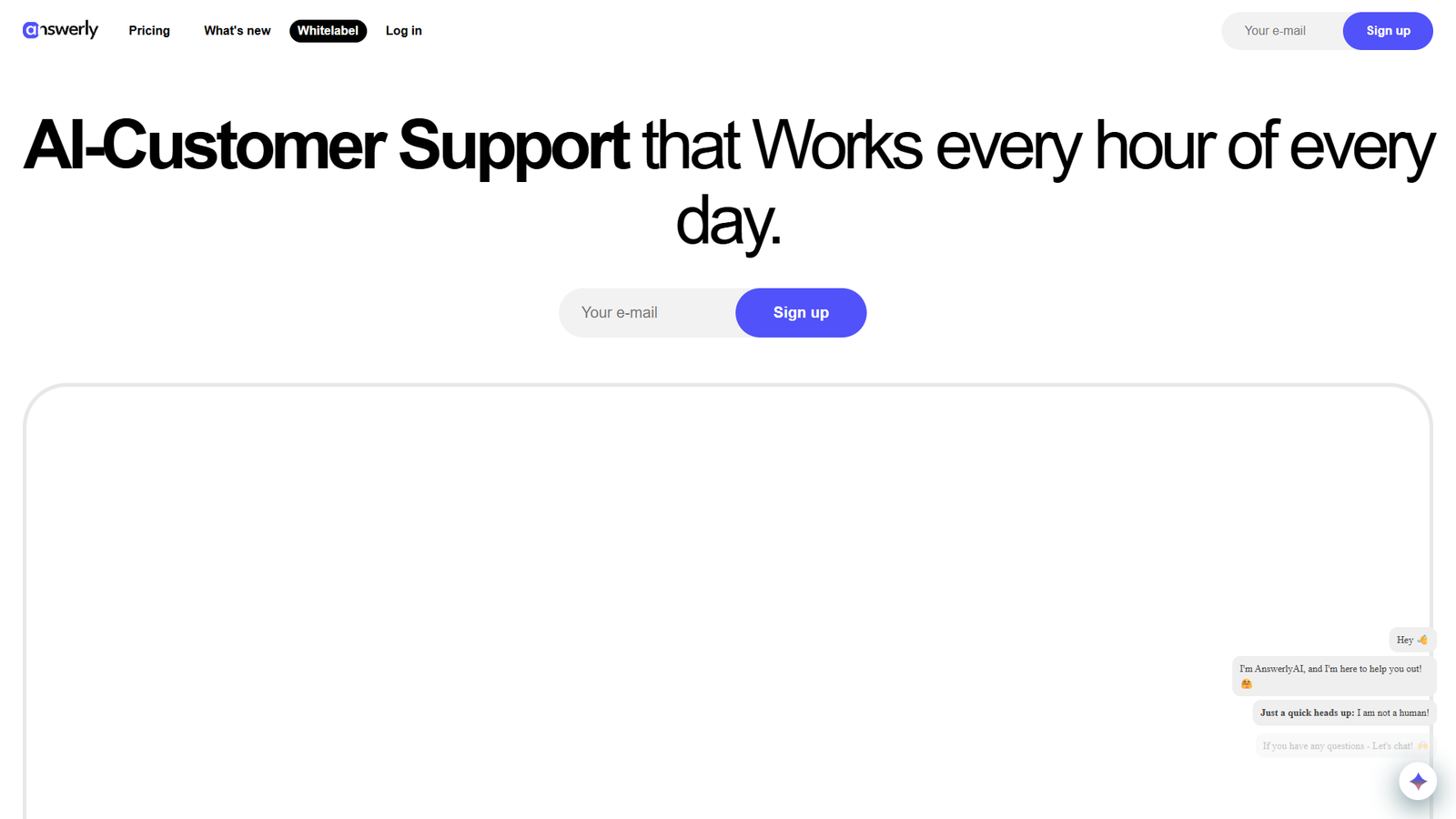 Answerly — интерфейс нейросети Answerly — интерфейс нейросети