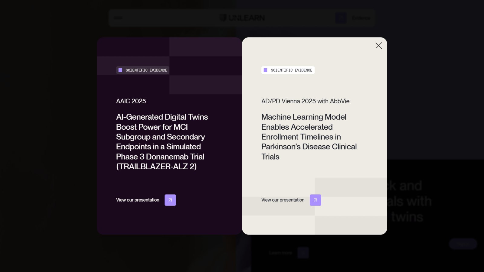 Unlearn.AI нейросеть Главная страница Unlearn.AI нейросеть Главная страница
