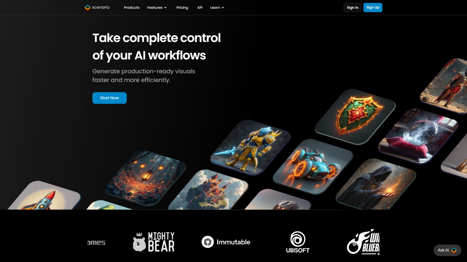 Scenario нейросеть Главная страница Scenario нейросеть Главная страница