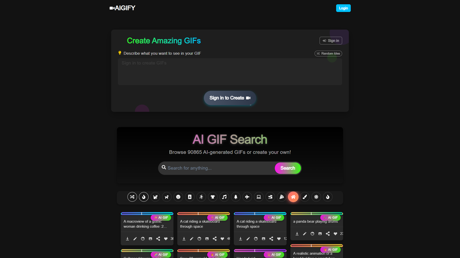 AIGIFY — интерфейс нейросети AIGIFY — интерфейс нейросети