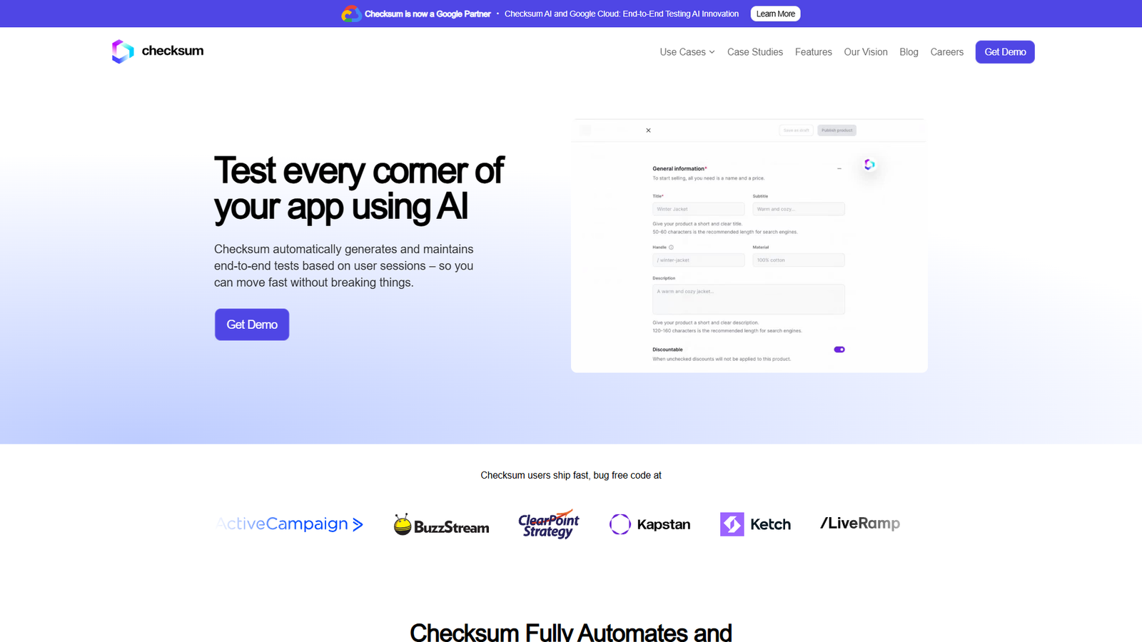 Checksum — интерфейс нейросети Checksum — интерфейс нейросети