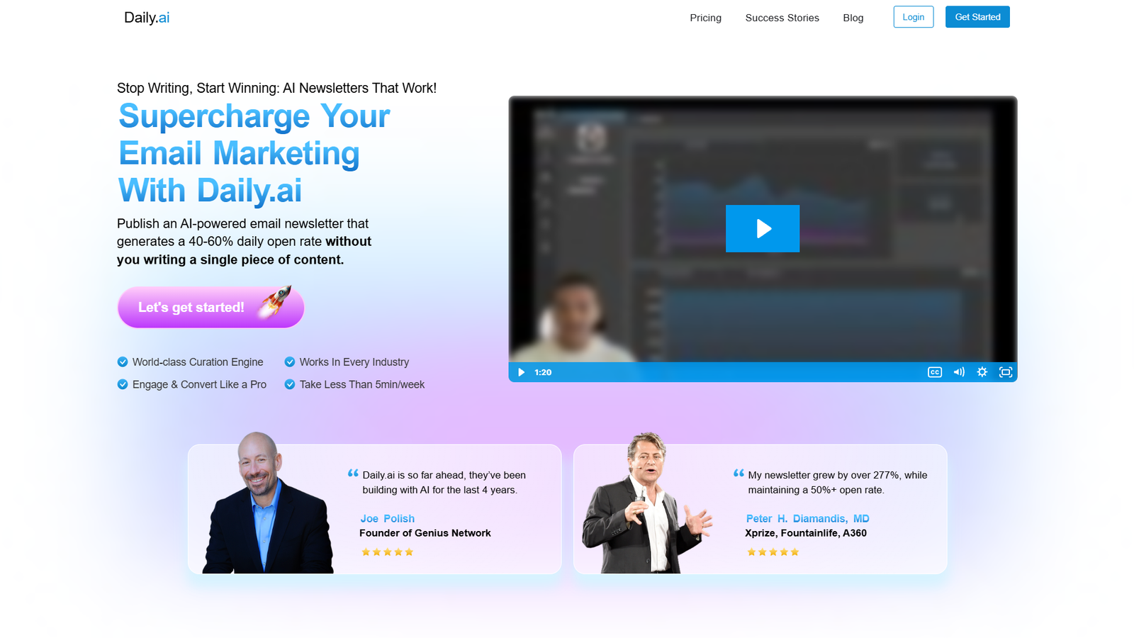 Daily.ai — интерфейс нейросети Daily.ai — интерфейс нейросети