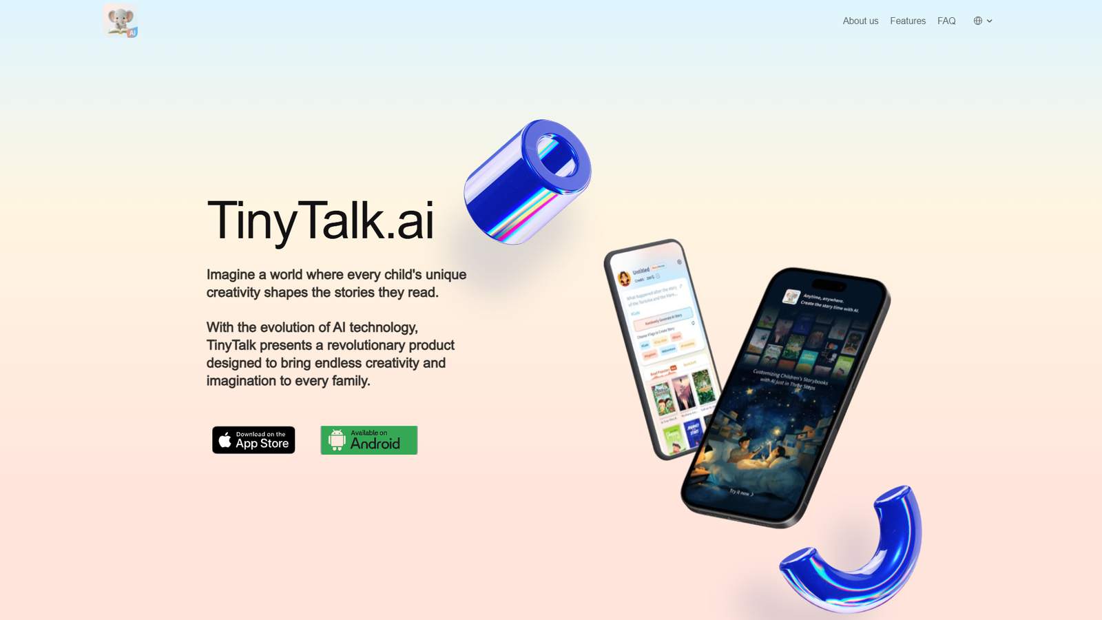 TinyTalk.ai — интерфейс нейросети TinyTalk.ai — интерфейс нейросети