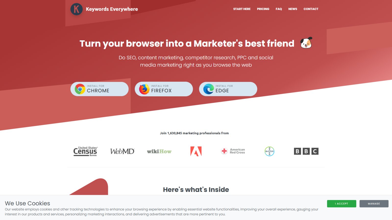 Keywords Everwhere нейросеть Главная страница