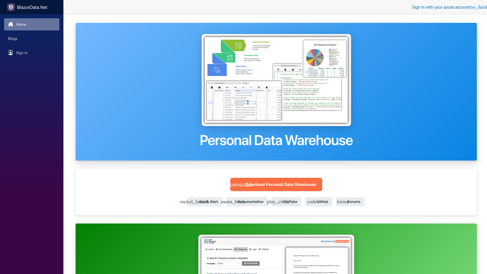 BlazorData — интерфейс нейросети BlazorData — интерфейс нейросети