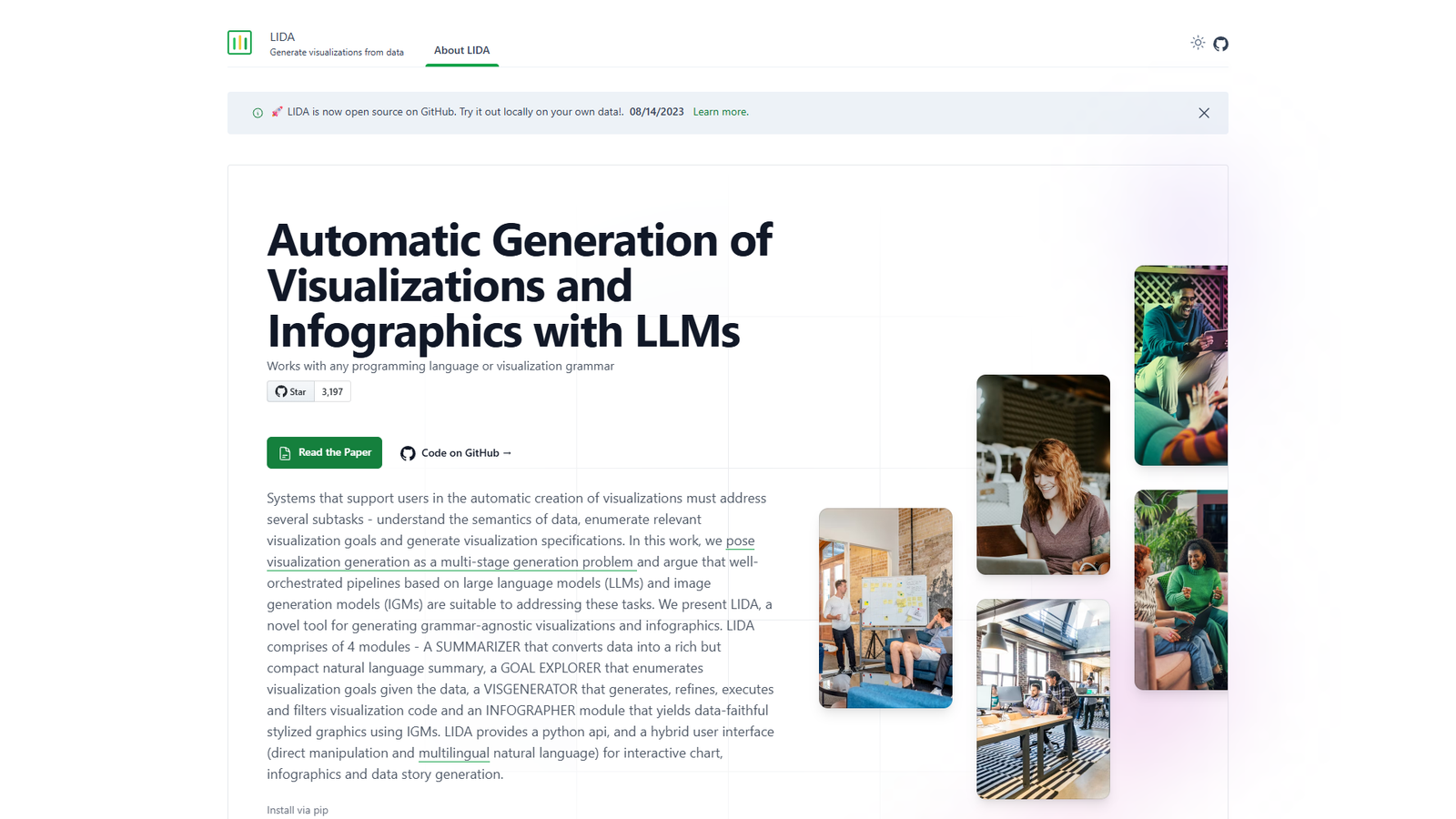 LIDA — интерфейс нейросети LIDA — интерфейс нейросети