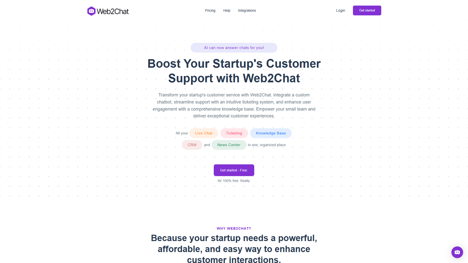 Web2Chat — интерфейс нейросети Web2Chat — интерфейс нейросети
