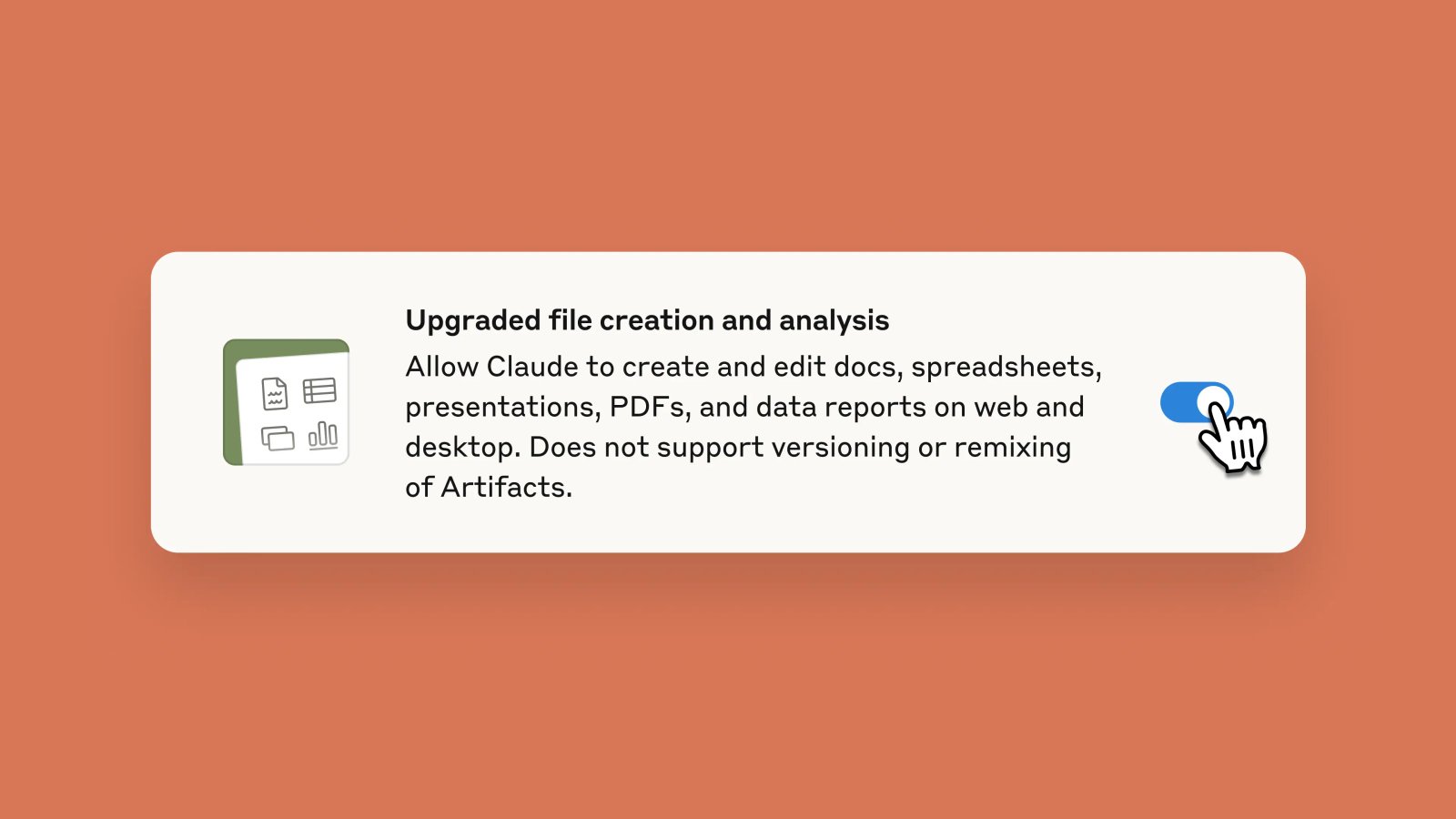 Claude научился работать с таблицами, презентациями и PDF-файлами Claude научился работать с таблицами, презентациями и PDF-файлами