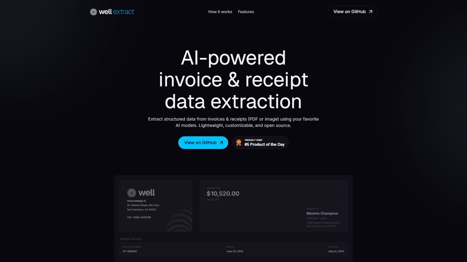 Well Extract нейросеть Главная страница