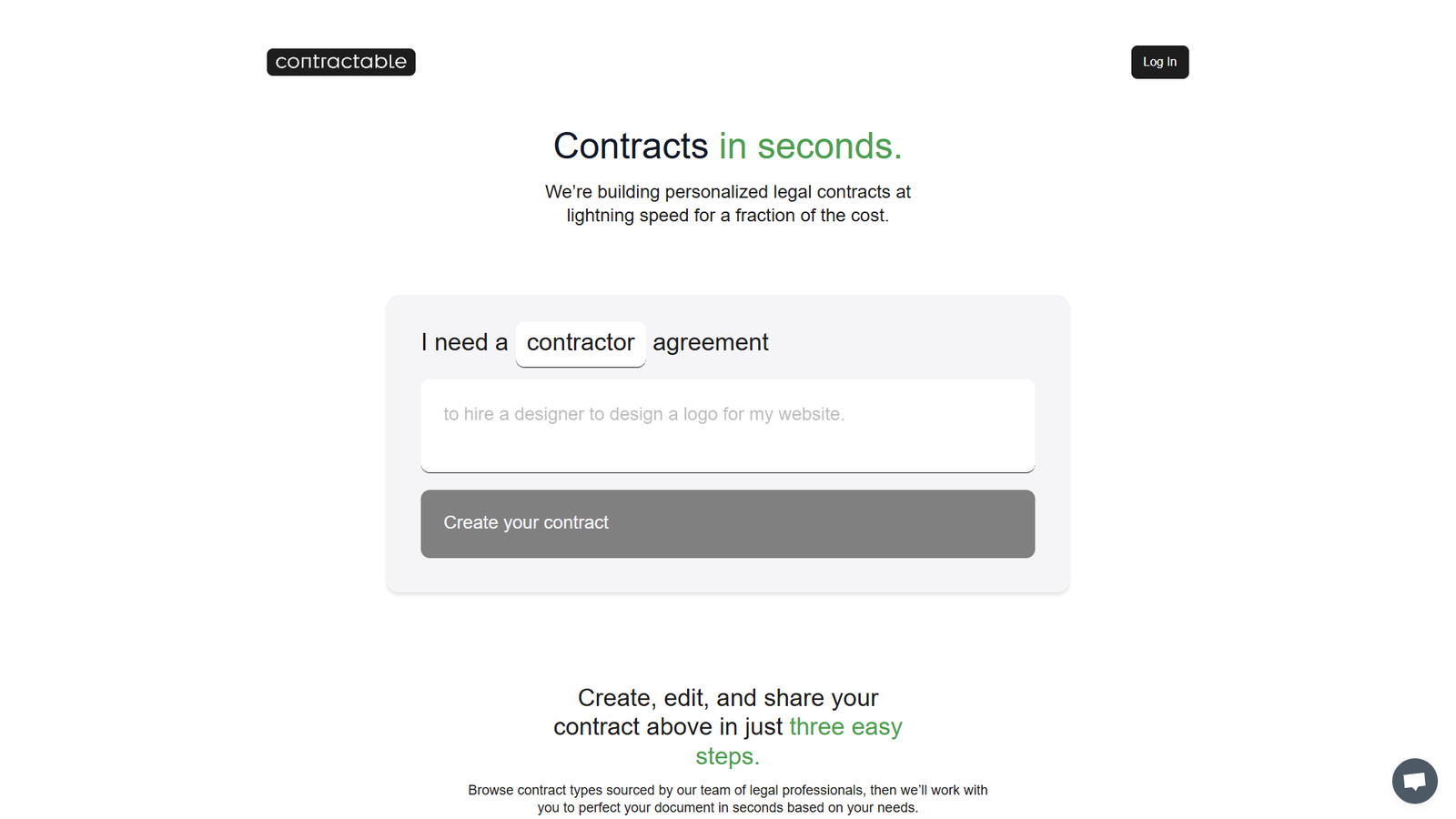 Contractable — интерфейс нейросети Contractable — интерфейс нейросети