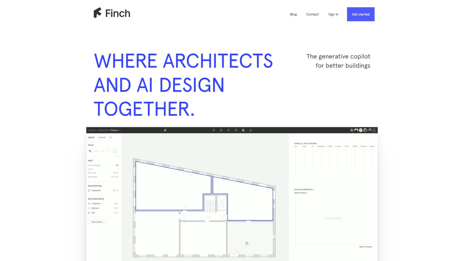 Finch 3D нейросеть Главная страница