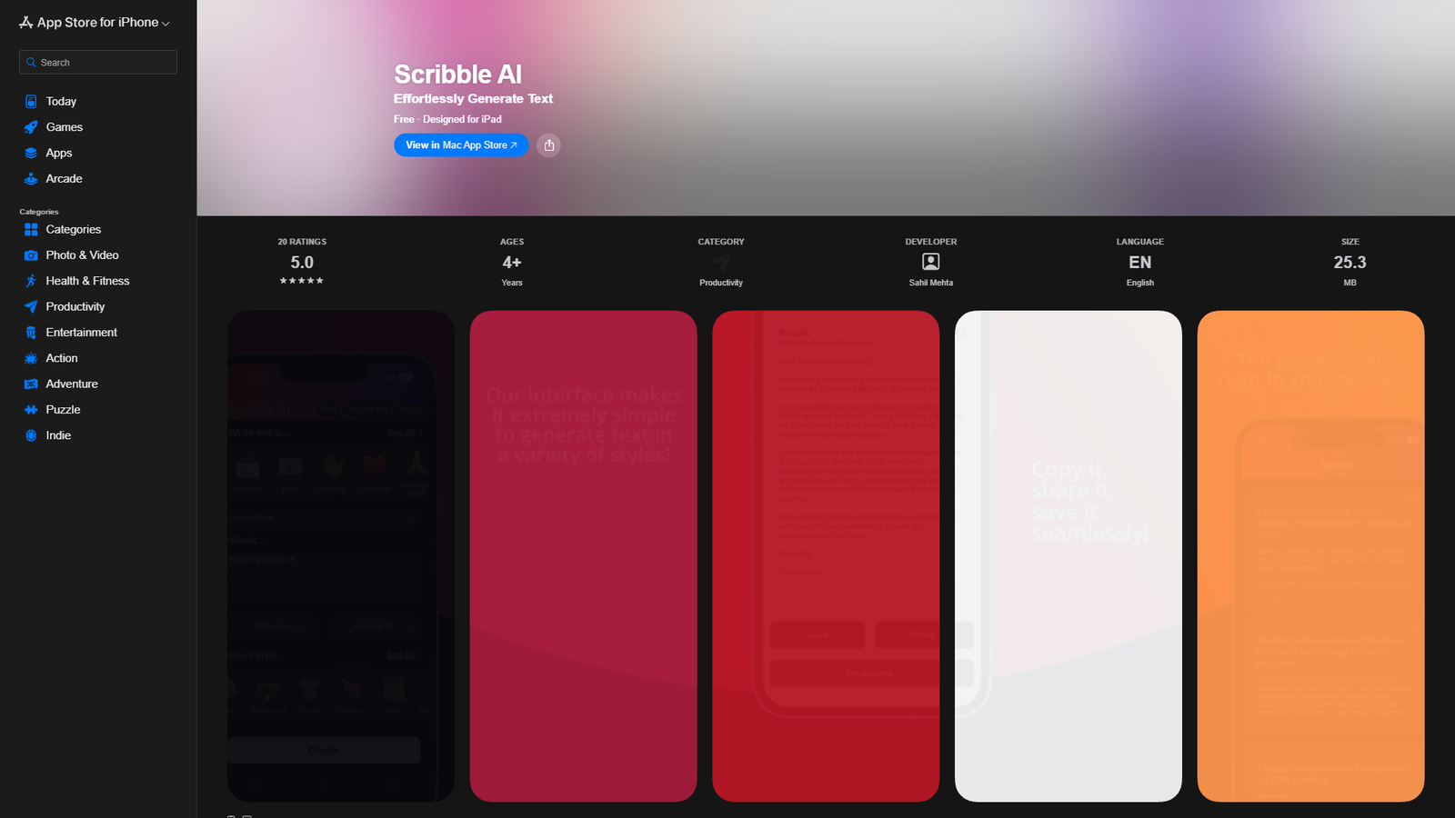 Scribble AI — интерфейс нейросети Scribble AI — интерфейс нейросети