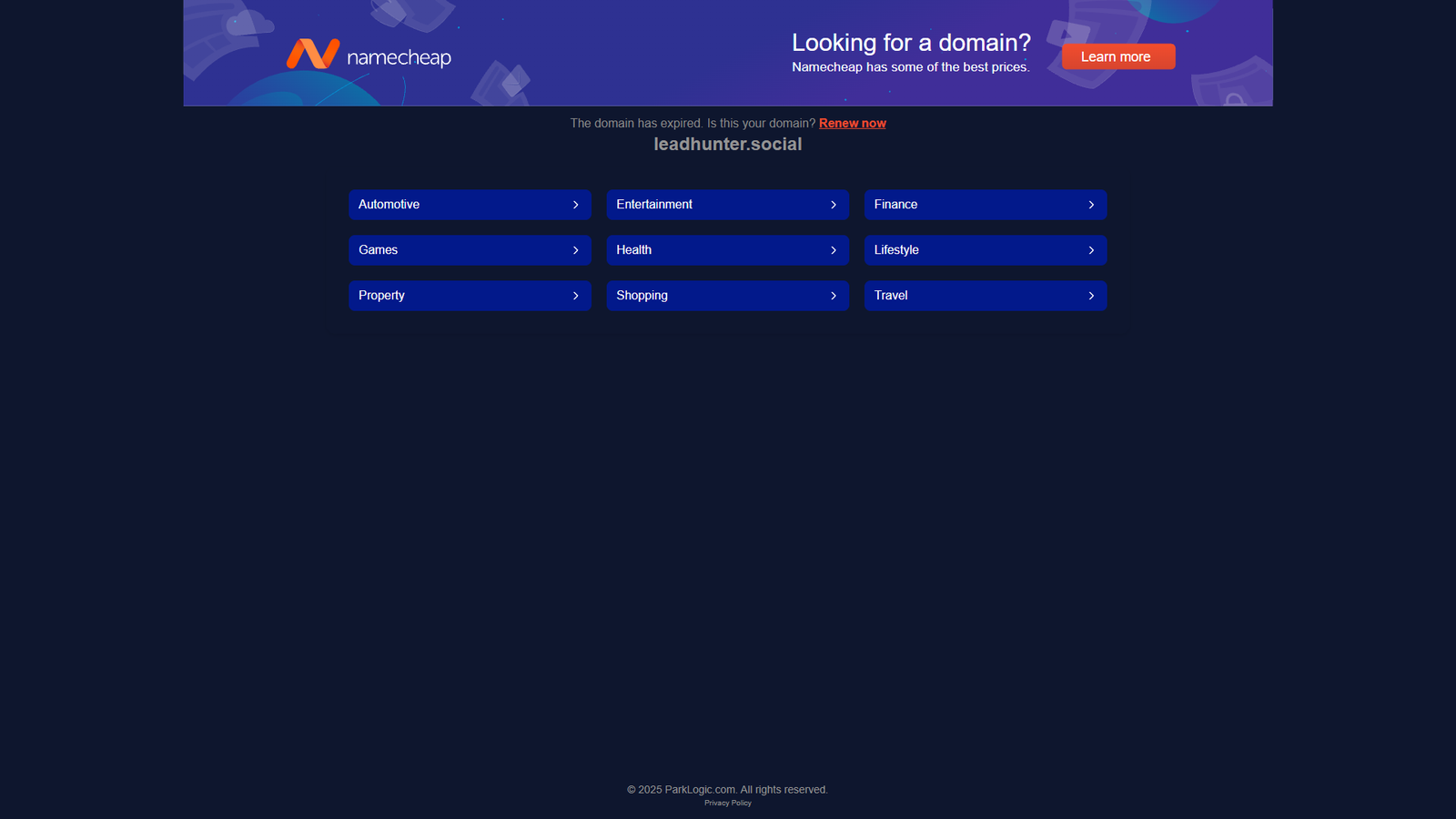 leadhunter.social (домен припаркован) — интерфейс нейросети leadhunter.social (домен припаркован) — интерфейс нейросети