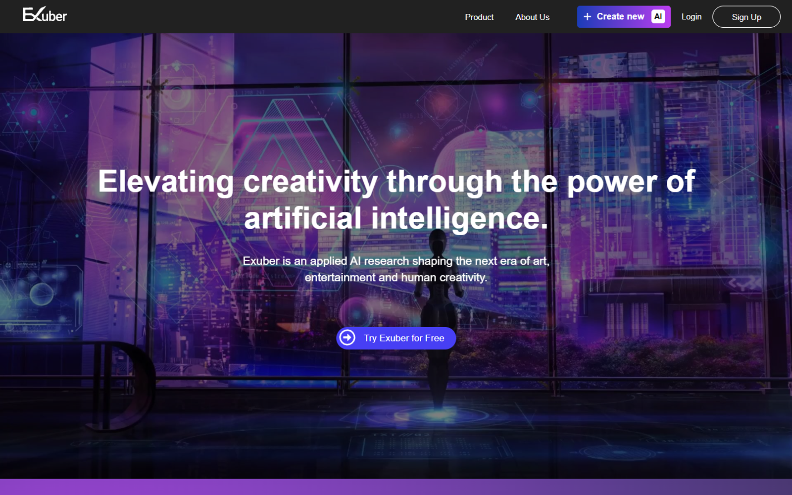 Exuber — интерфейс нейросети Exuber — интерфейс нейросети