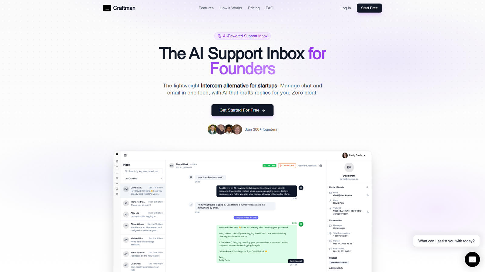 Craftman — интерфейс нейросети Craftman — интерфейс нейросети