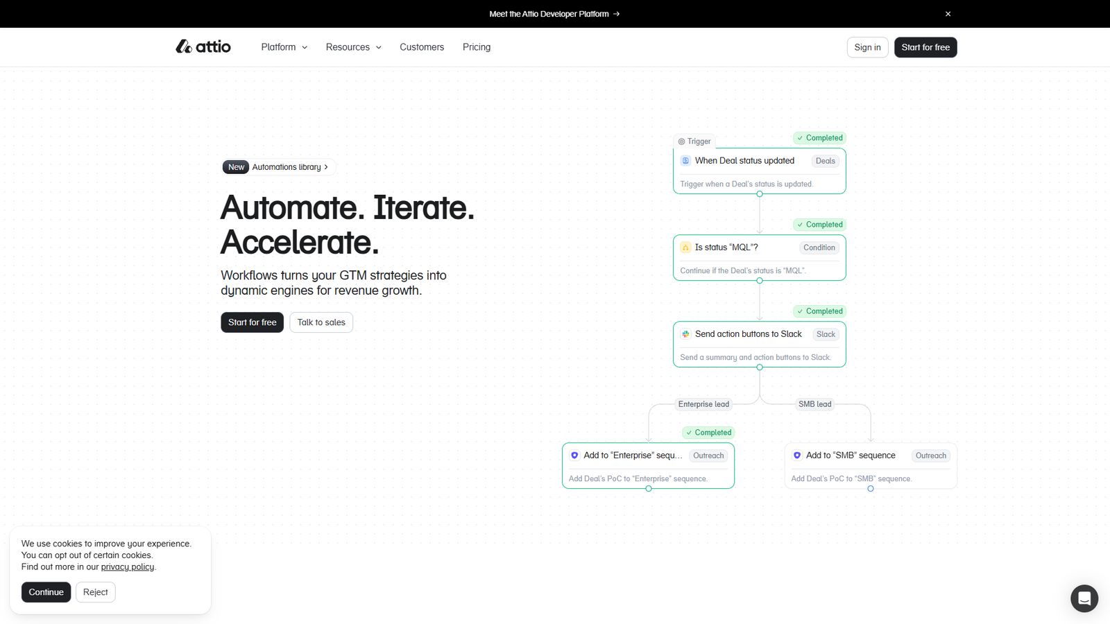 Attio Automations & Workflows — интерфейс нейросети Attio Automations & Workflows — интерфейс нейросети