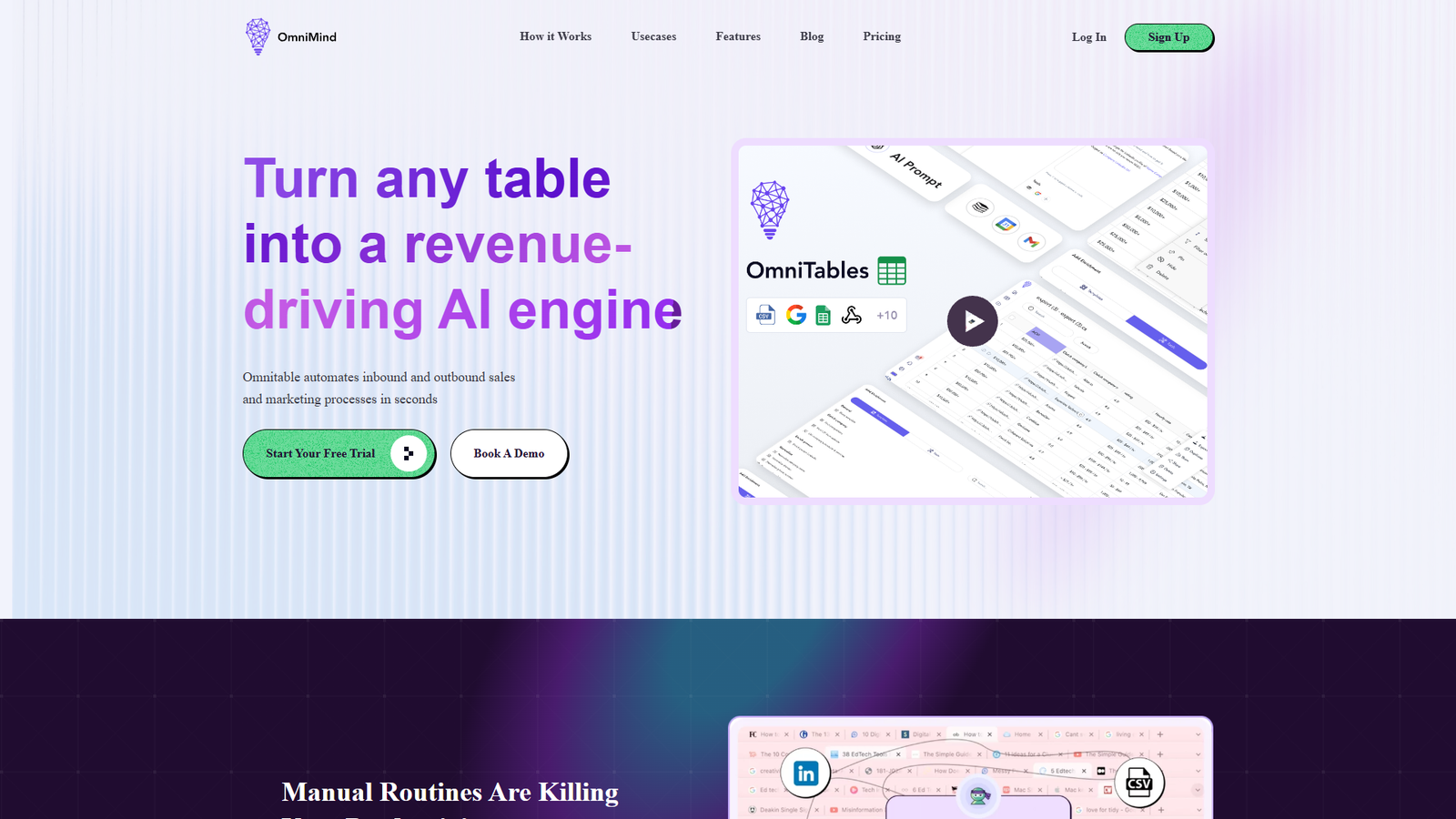 Omnitable — интерфейс нейросети Omnitable — интерфейс нейросети