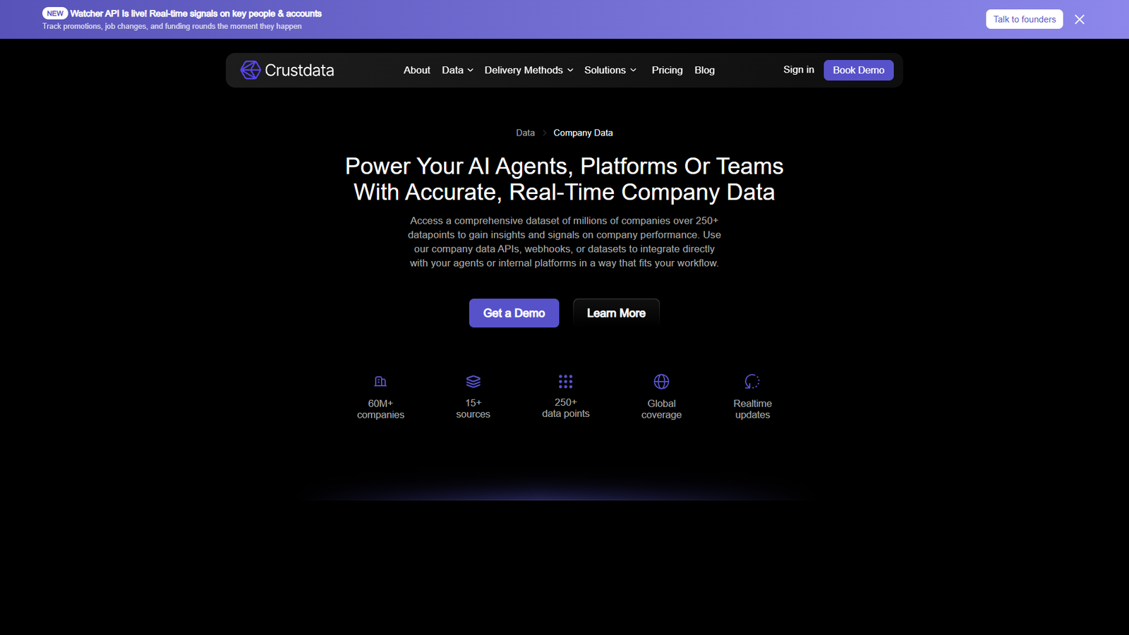 Crustdata Company GPT — интерфейс нейросети Crustdata Company GPT — интерфейс нейросети