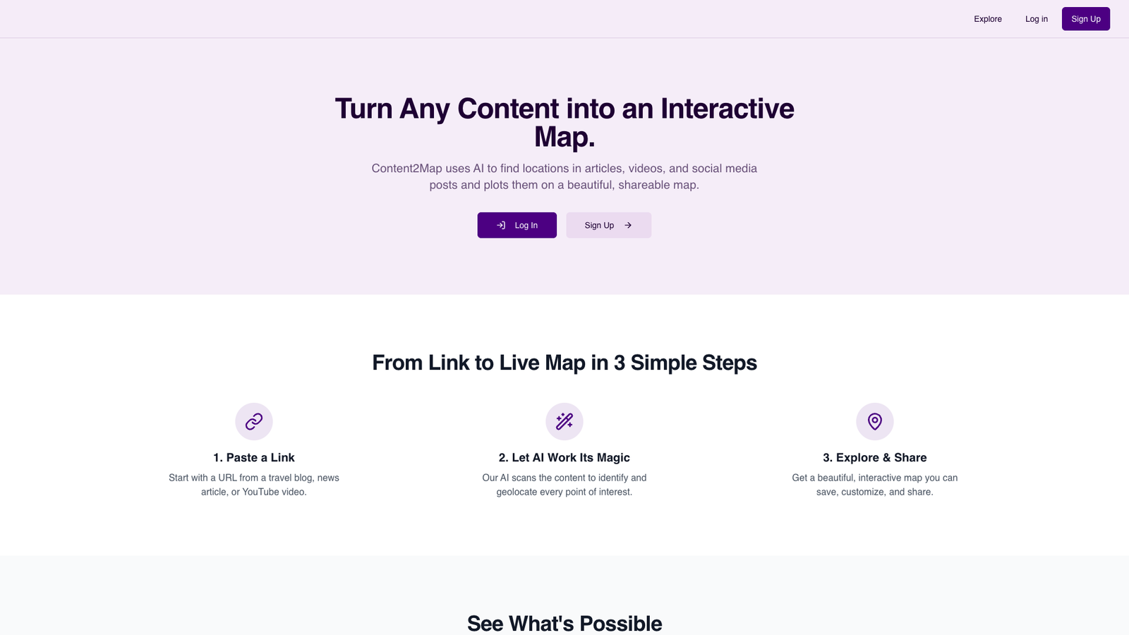 Content2Map — интерфейс нейросети Content2Map — интерфейс нейросети