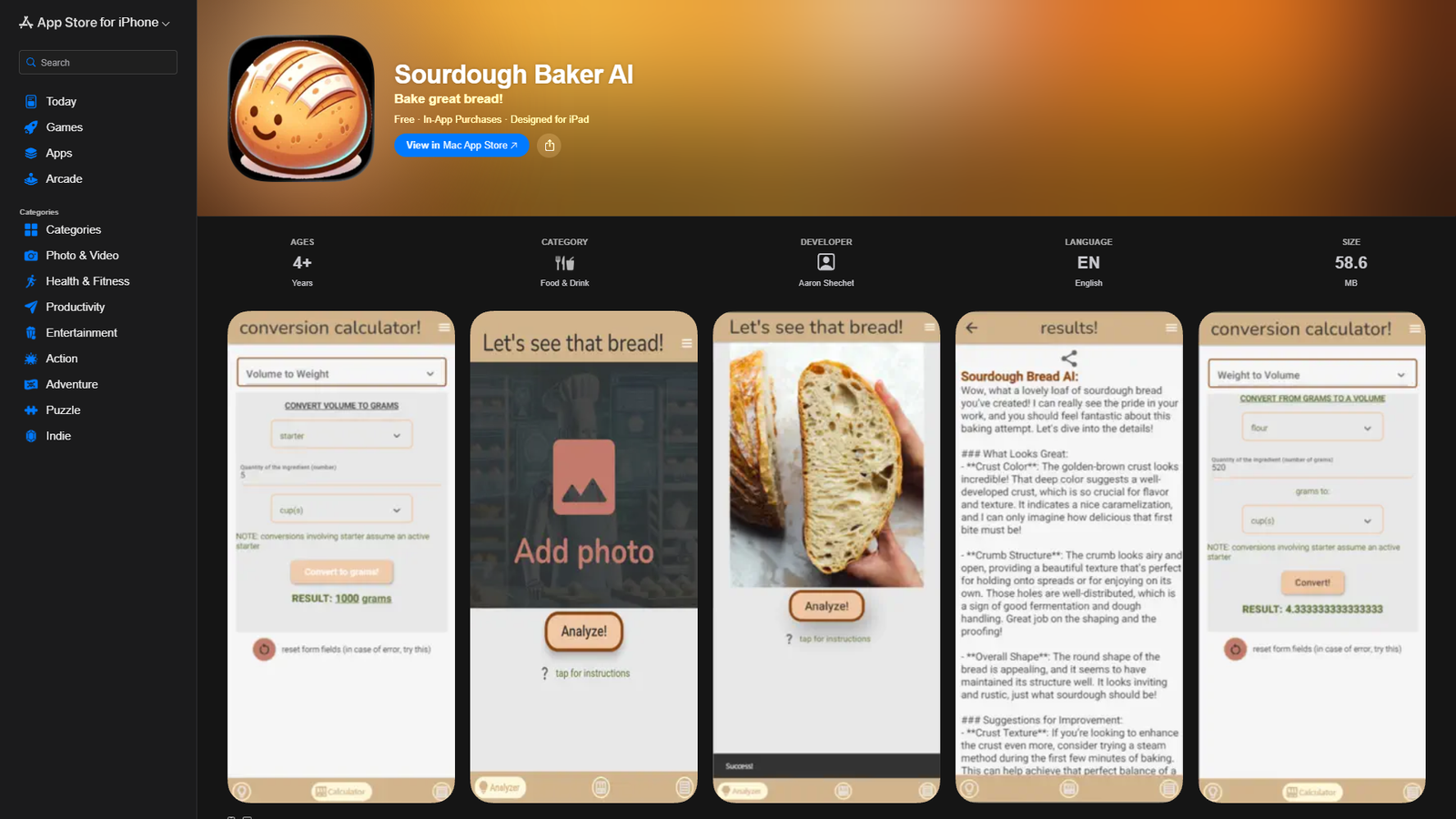 Sourdough Baker AI — интерфейс нейросети Sourdough Baker AI — интерфейс нейросети