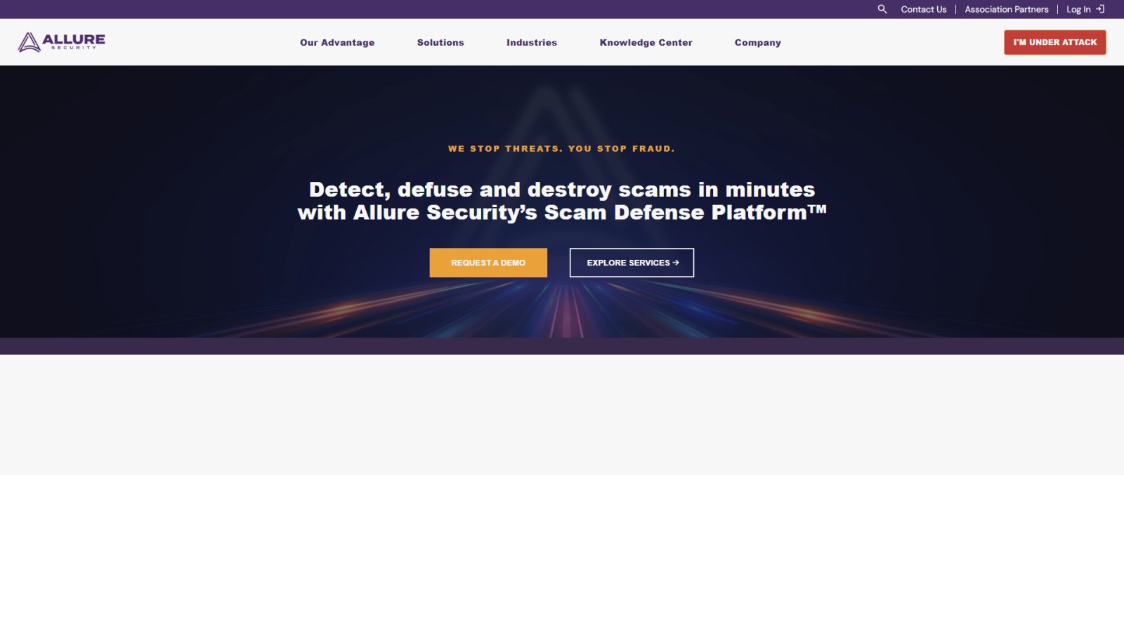 Allure Security Technology нейросеть Главная страница